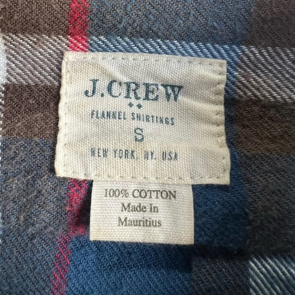 J.Crew Flannel Shirt – Classic Plaid Circa 2010 Unisex Small